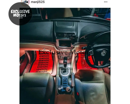 Custom Universal Bride style Floor Mats Red