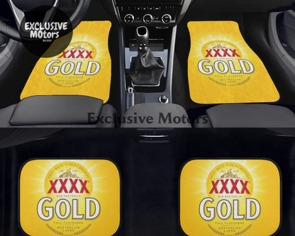 Custom XXXX Gold Floor Mats