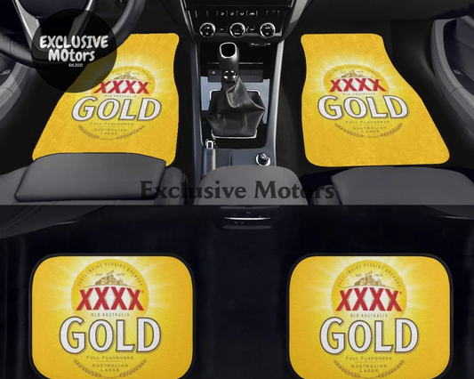 Custom XXXX Gold Floor Mats