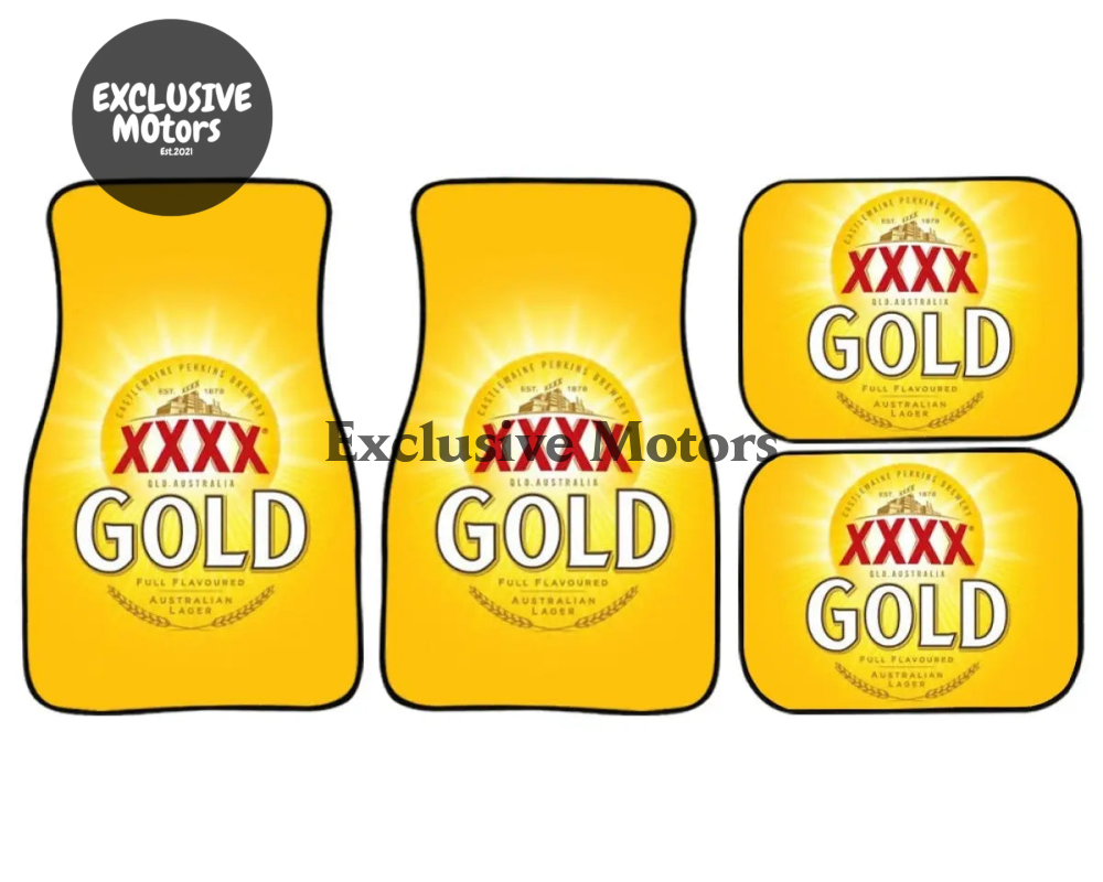 Custom XXXX Gold Floor Mats