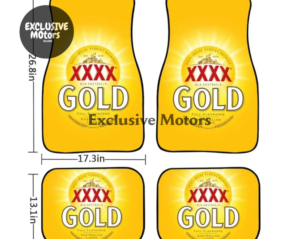 Custom XXXX Gold Floor Mats