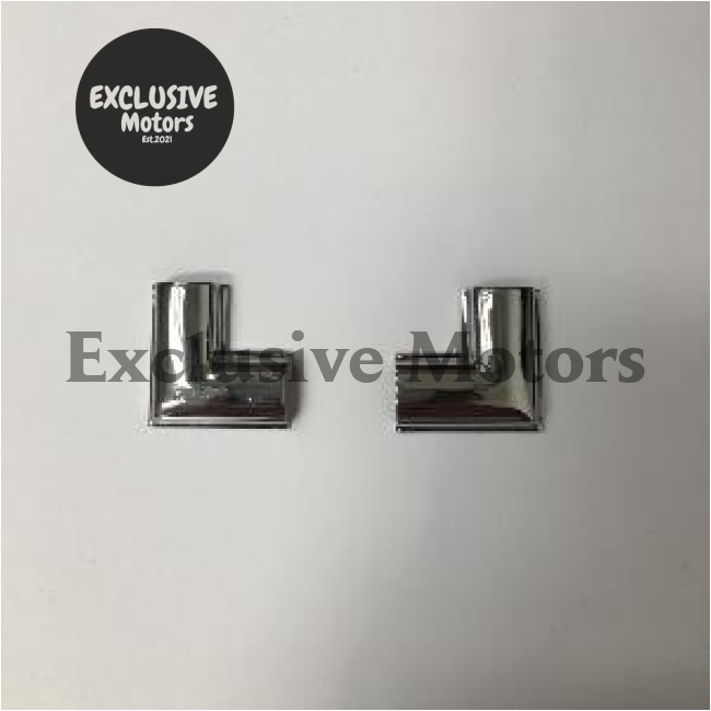 Ford Escort MK2 windscreen chrome corner pair