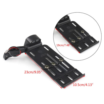 LED Light Side Mount License Plate For Harley Sportster 1200 XL1200L 06-11 Generic