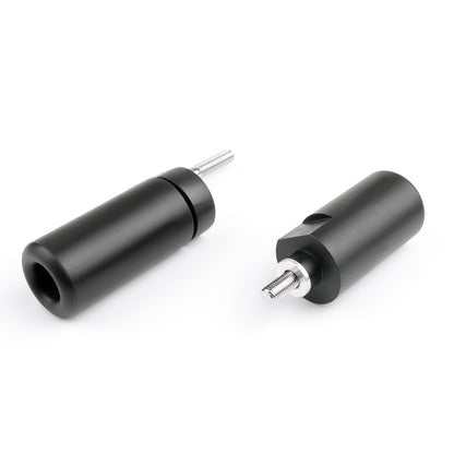 Yamaha YZF R6 2008-2009 Frame Sliders Crash Protector No Cut Black