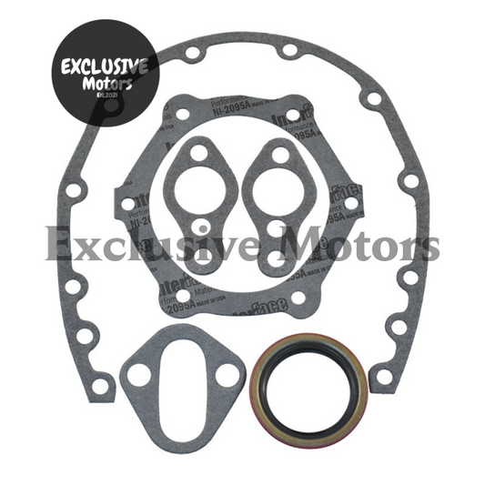 Timing Cover Gasket & Seal Kit for Small Block Chevy 283-350 (1955-2002)