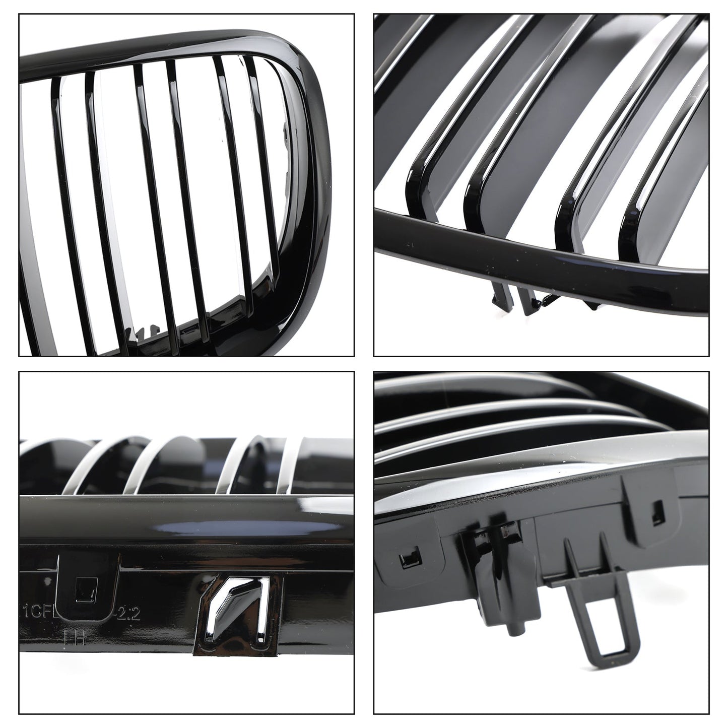 Front Kidney Grille Gloss Black for BMW X6 M E71 09-14