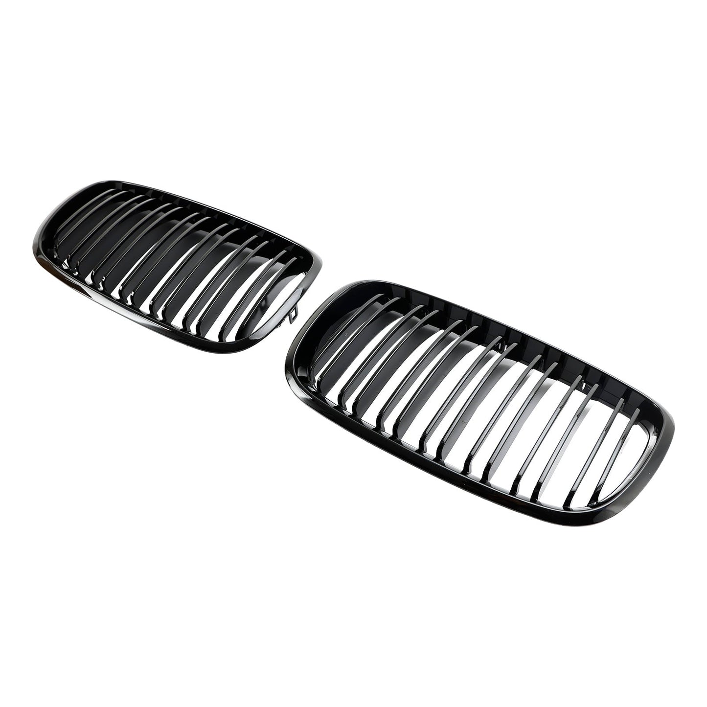 Front Kidney Grille Gloss Black for BMW X6 Hybrid 08-11