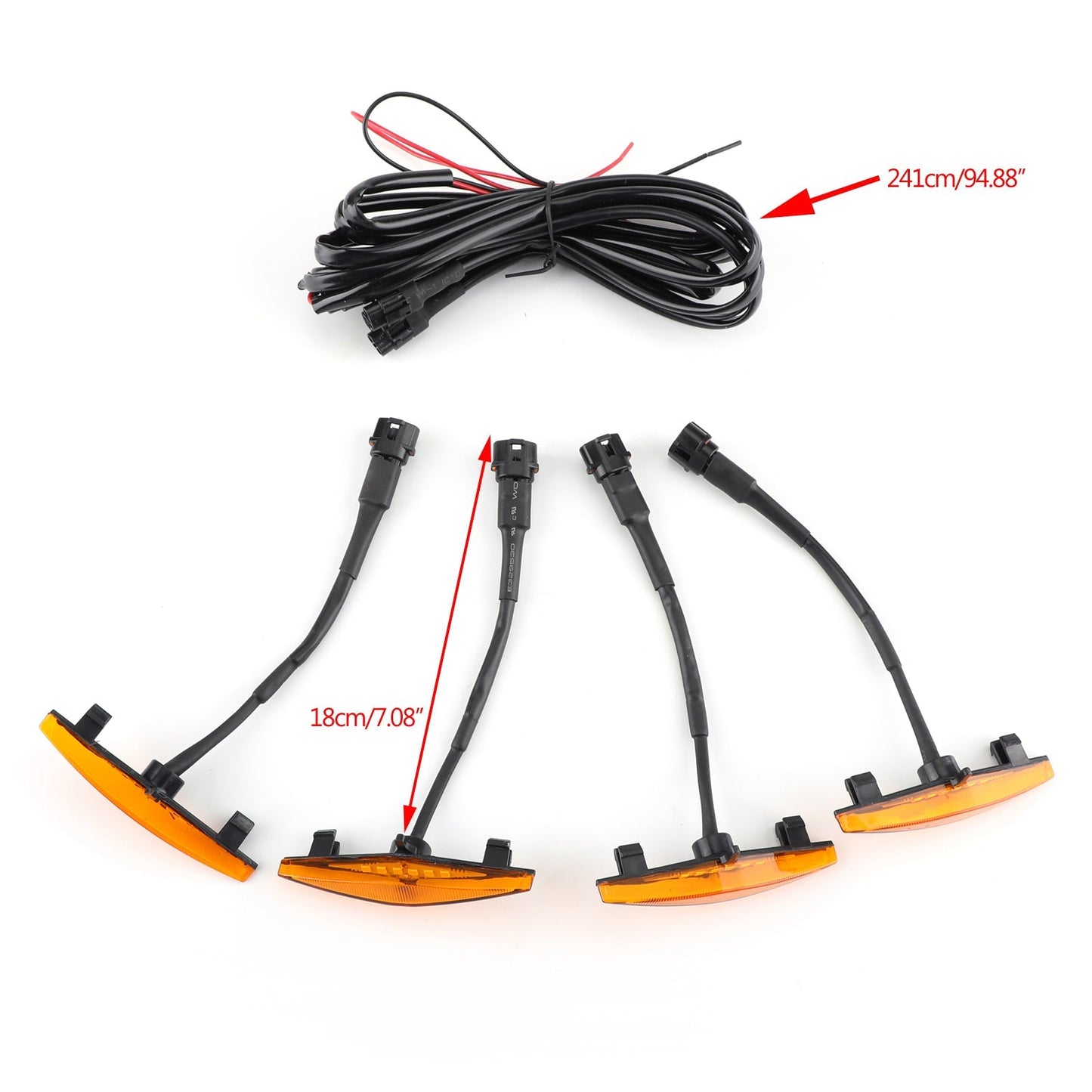 4PCS LED Grille Lights for Toyota 4Runner TRD Pro (2014-2023)