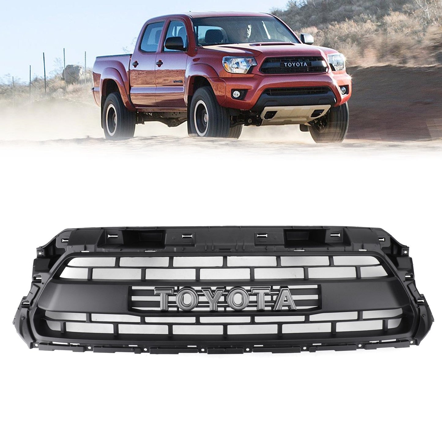 TRD Pro Honeycomb Grille for Toyota Tacoma (2012-2015)