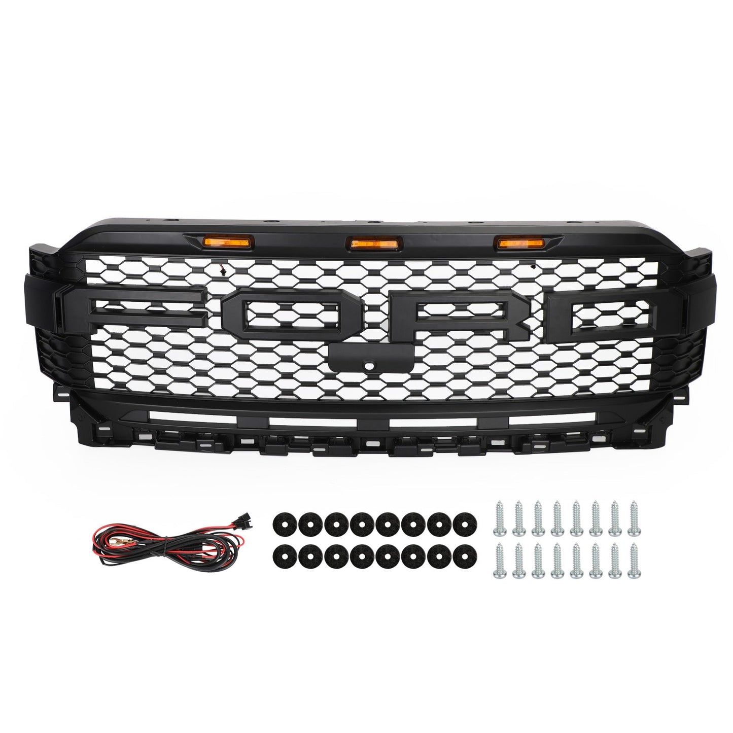 ABS Front Bumper Grille with LED for Ford F150 Raptor (2021-2023)