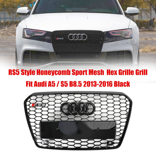 Honeycomb Hex Mesh Grille for Audi A5 S5 B8.5 RS5 Style (2013-2016)