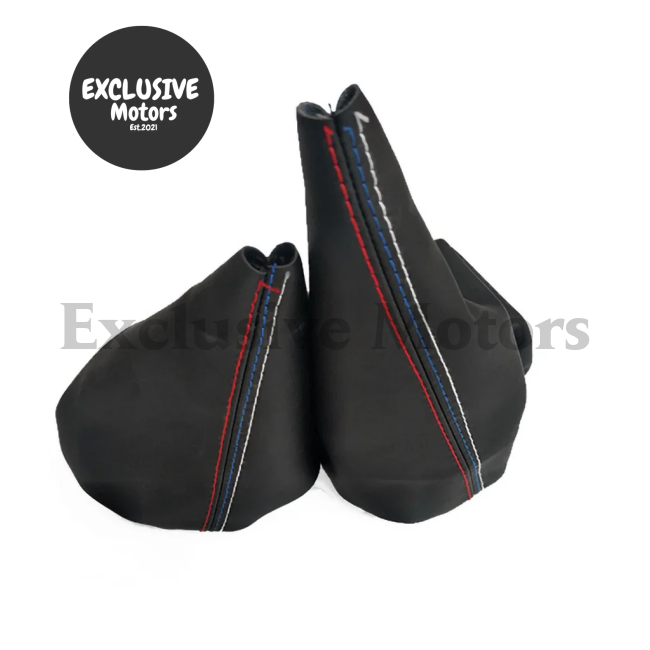 Shift Gear Stick & Handbrake Cover  Handle for BMW E30, E36, E34, E46, Z3