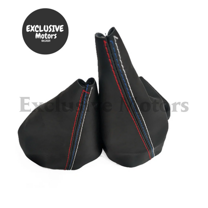 Shift Gear Stick & Handbrake Cover  Handle for BMW E30, E36, E34, E46, Z3