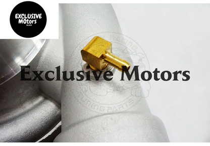 JKVK RACING GT35 T4 Flange Twin Scroll Anti-Surge Turbo Charge 3'' V-band 500+HP +Oil Fitting Drain Turbocharger
