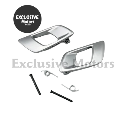 Silver Door Inner Handles (x2) for Ford Ranger & Mazda BT-50 (2012-2019)