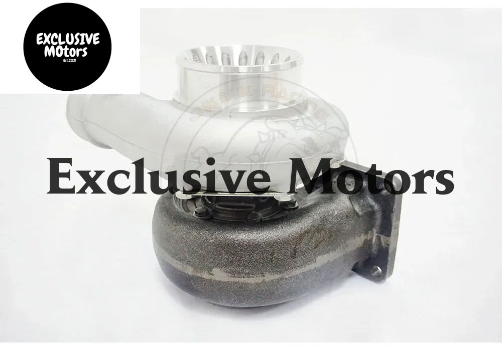 JKVK RACING GT35 T4 Flange Twin Scroll Anti-Surge Turbo Charge 3'' V-band 500+HP +Oil Fitting Drain Turbocharger