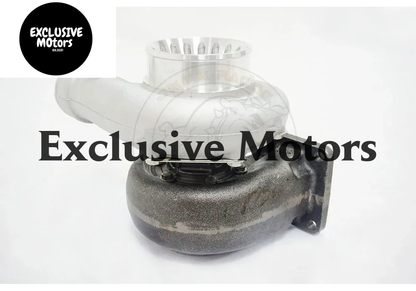 JKVK RACING GT35 T4 Flange Twin Scroll Anti-Surge Turbo Charge 3'' V-band 500+HP +Oil Fitting Drain Turbocharger