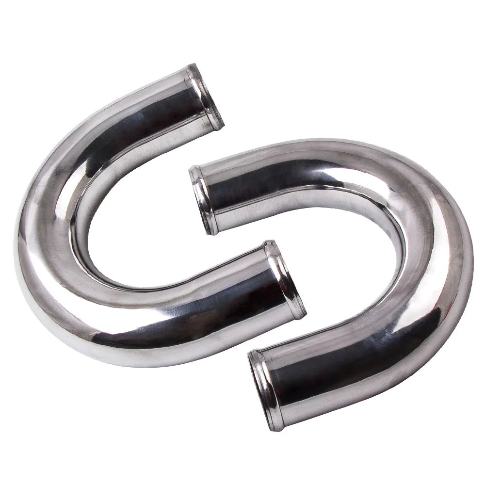 Maxpeedingrods  21''x 7''x 2.5'' Universal Tube & Fin Intercooler & 2.5" Pipe Hose Tube Kit & Type-S Blow Off Valve BOV