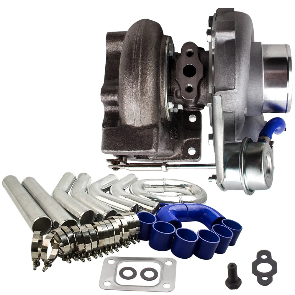 GT2871 Turbo A/R .60 .64 Water Cooled 2.5inch 64mm Intercooler Piping pipe Kits