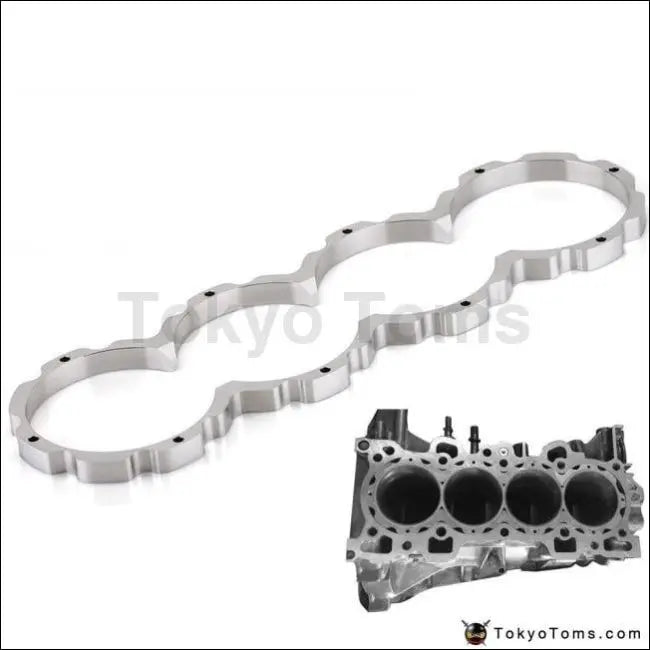 Honda Civic B Series 1990-2001 Type Engine Block Guard Blockguard Silver - Tokyo Tom's
