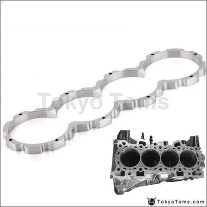 Honda Civic B Series 1990-2001 Type Engine Block Guard Blockguard Silver - Tokyo Tom's