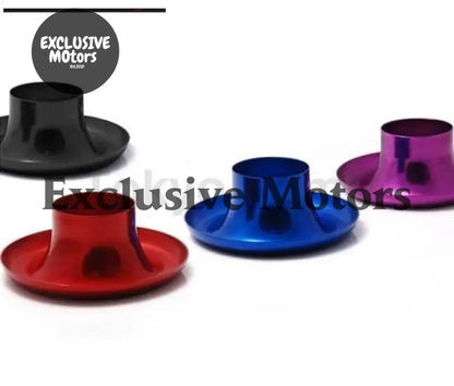 Jdm Universal Aluminum Intake Inlet Velocity Stack + Clamps+Silicone hose TK-BOV1009DDLB-76 - Tokyo Tom's