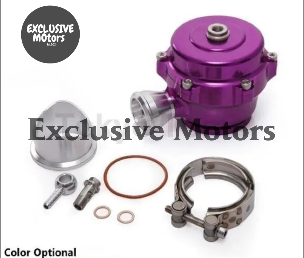Universal JDM 50Mm V Band Blow Off Valve Bov Qr Typer W/ Weld On Aluminum Flange W/Logo - Tokyo Tom's