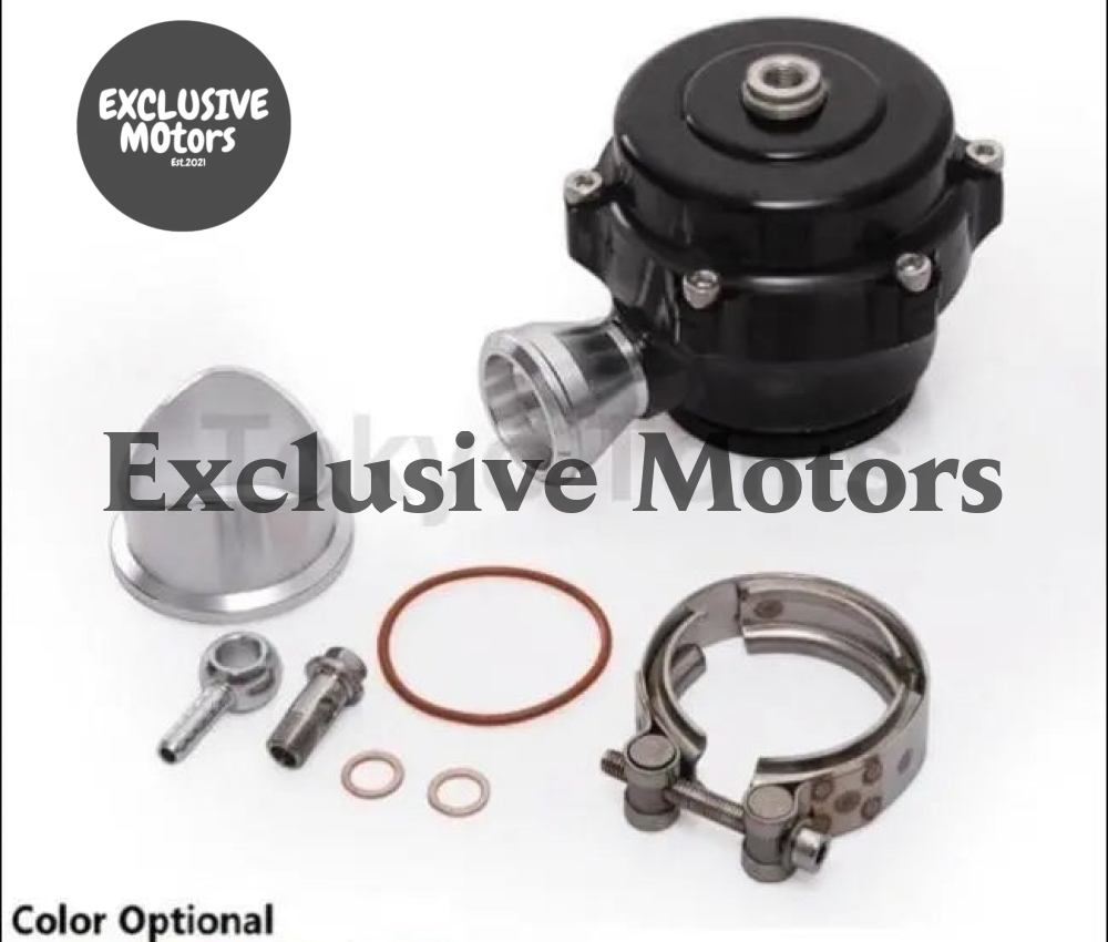 Universal JDM 50Mm V Band Blow Off Valve Bov Qr Typer W/ Weld On Aluminum Flange W/Logo - Tokyo Tom's