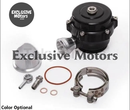Universal JDM 50Mm V Band Blow Off Valve Bov Qr Typer W/ Weld On Aluminum Flange W/Logo - Tokyo Tom's