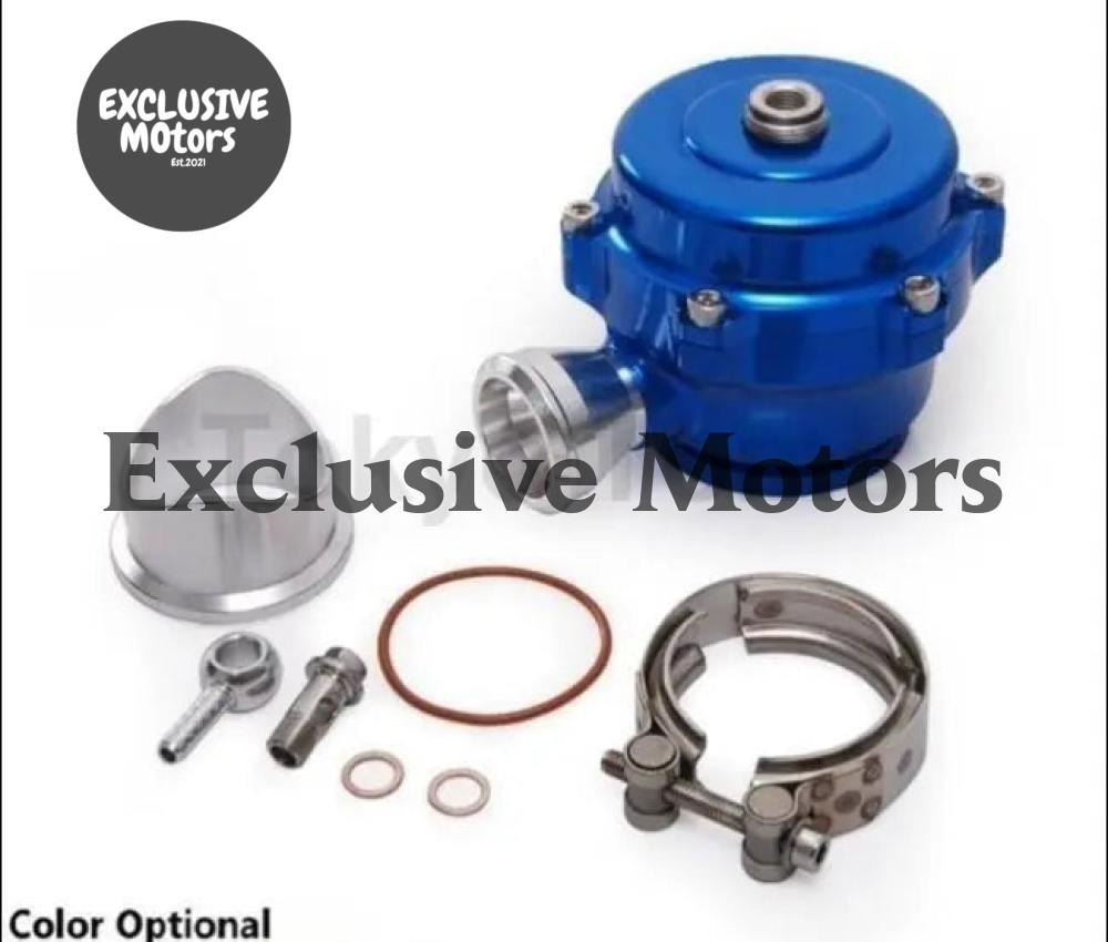 Universal JDM 50Mm V Band Blow Off Valve Bov Qr Typer W/ Weld On Aluminum Flange W/Logo - Tokyo Tom's