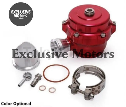 Universal JDM 50Mm V Band Blow Off Valve Bov Qr Typer W/ Weld On Aluminum Flange W/Logo - Tokyo Tom's