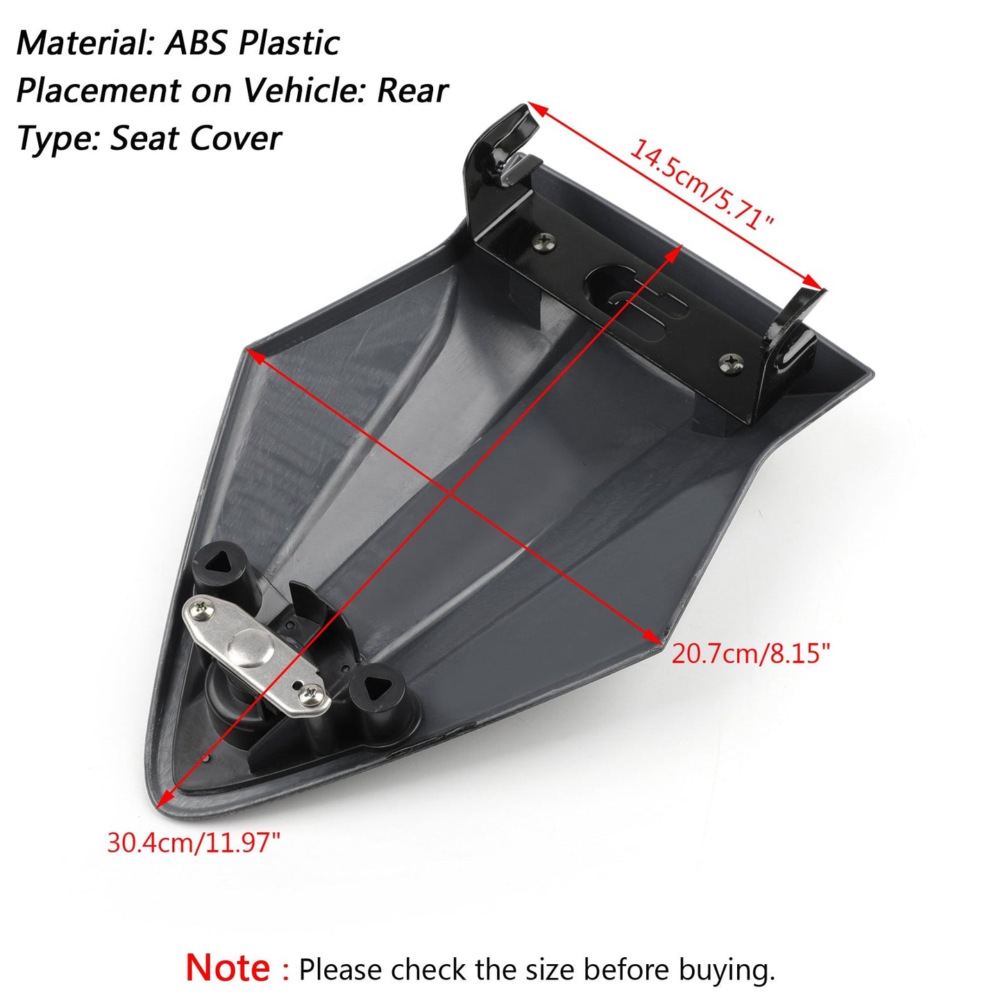 BMW S1000RR K46 2015-2018 ABS Plastic Passenger Rear Seat Cowl Cover