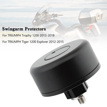 Swingarm Protectors For Tiger Explorer 1200 Trophy 1200 2013-2018 Black