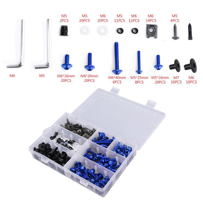 Complete Fairing Bolts Screws Bodywork Kit For Yamaha YZF R6 R1 R3 R25 FZ07 FZ09 Generic