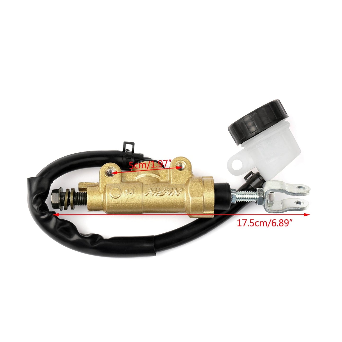 Rear Brake Master Cylinder Fluid Reservoir For Yamaha YZ125 YZ250 DT200 TTR250 Generic