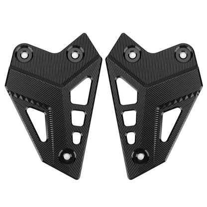 CNC Aluminum Heel Guards Rearset Plates Fit for Kawasaki Z900 ZR900 2017-2020 Generic