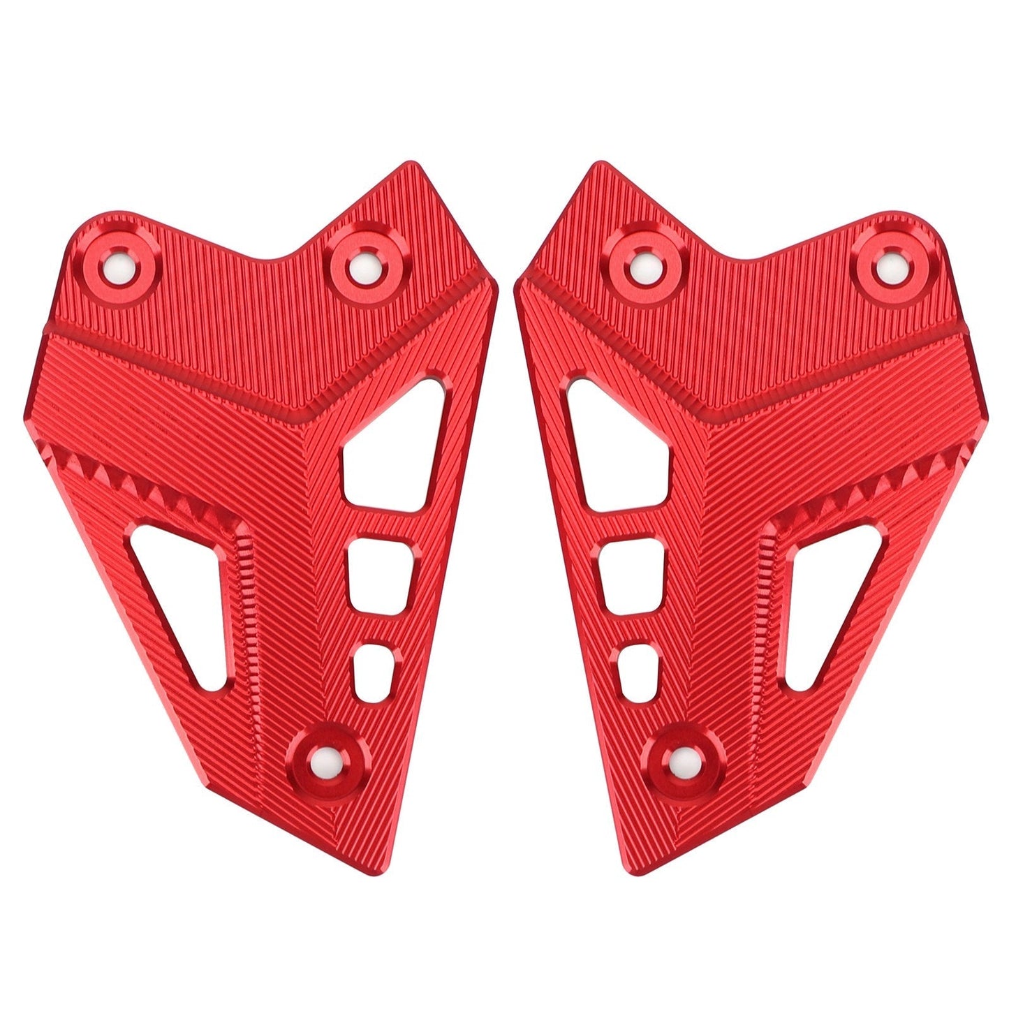 CNC Aluminum Heel Guards Rearset Plates Fit for Kawasaki Z900 ZR900 2017-2020 Generic