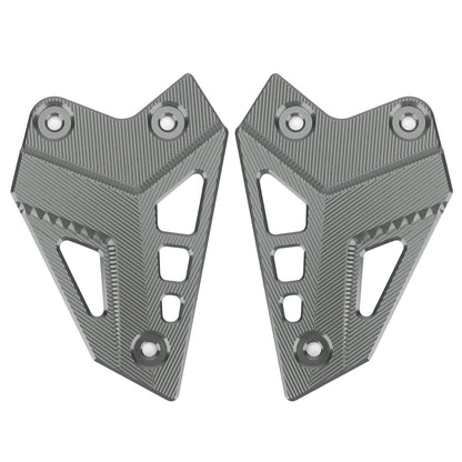 CNC Aluminum Heel Guards Rearset Plates Fit for Kawasaki Z900 ZR900 2017-2020 Generic