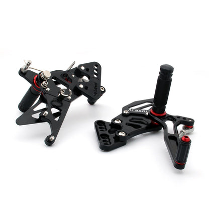 Rearset Rear set Footpegs Adjustable For Suzuki GSXR1000 GSXR 1000 2005-2006 Generic