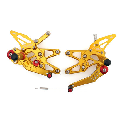 Rearset Rear set Footpegs Adjustable For Triumph Dayton 675 2013 Generic