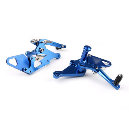 Aluminum Rear Sets Footpegs Footrest Fit for Yamaha MT07 MT-07 FZ07 2014-2020 Generic