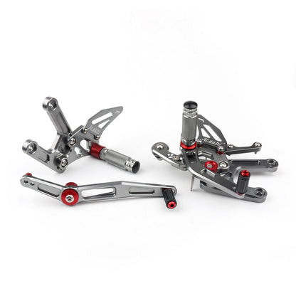 Motorcycle Adjustable Rearset Rearsets Foot Pegs For Yamaha Yzf R6 2020 Generic