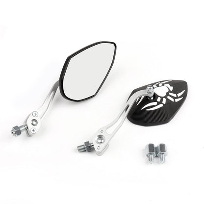 Universal 8mm 10mm Motorcycle Moto Spider Adjusted Rear View Side Mirrors