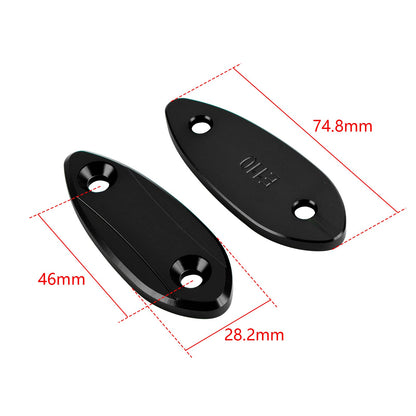 Kawasaki ZX-6R ZX6R 2009-2012 Mirror delete blanking block off plates