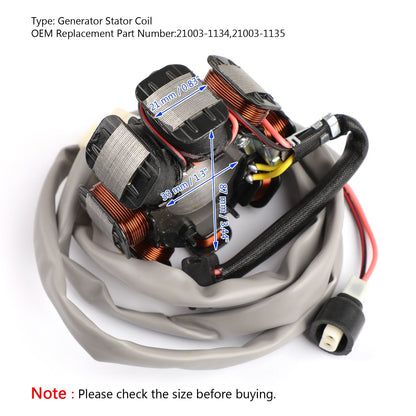 Magneto Generator Engine Stator Coil For Kawasaki KLF185 Bayou 185 1985 1986 1987 1988