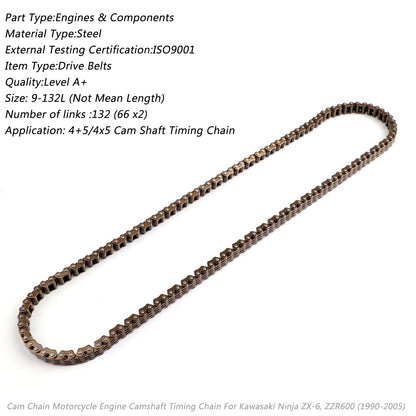 Timing Cam Chain 132L For Suzuki LS650 Savage 650 Boulevard S40 12760-24B00 Generic