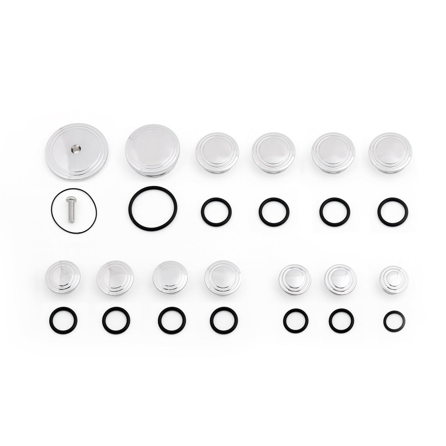 Motorcycle Frame Hole Caps Frame Cap Set For BMW R1200 R NINE T 2014-2016 Generic