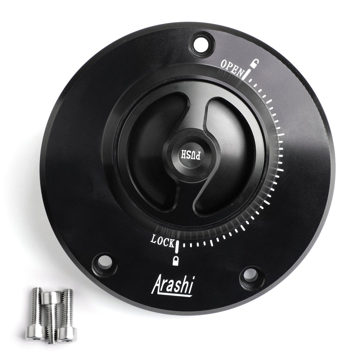 CNC Fuel Gas Tank Cap For Kawasaki Z750/R Z800 Z1000/SX Ninja 600/650/1000 08-18 Generic
