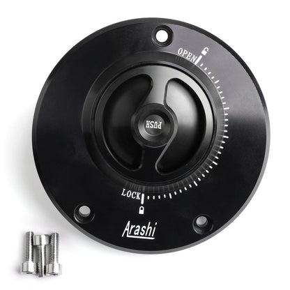 CNC Fuel Gas Tank Cap For Kawasaki Z750/R Z800 Z1000/SX Ninja 600/650/1000 08-18 Generic
