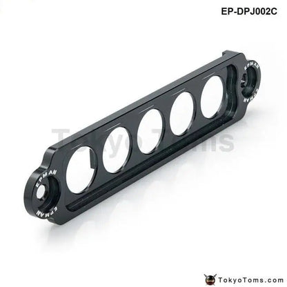 Racing Aluminum Battery Tie Down For Honda Civic Si 02-05 Gunmetal Replace For JDM Style - Tokyo Tom's